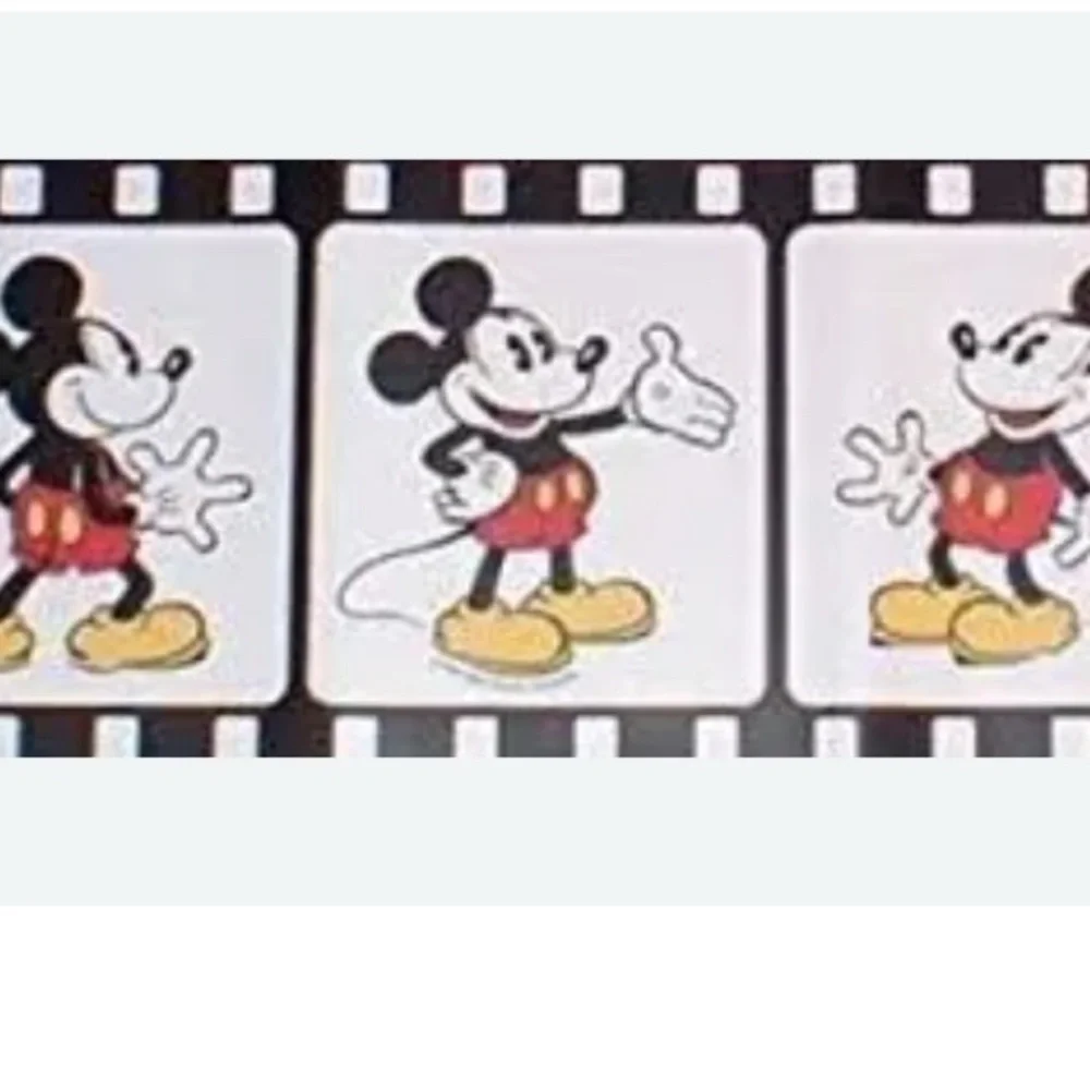 NWT Disney's Mickey Mouse Stuff for Kids Film Reel 5 YD Decorative Border sealed